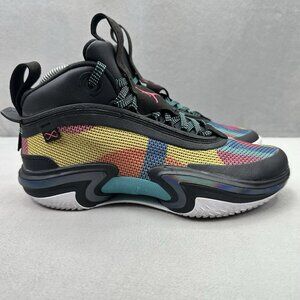 Nike Air Jordan 36 XXXVI (GS) Size 5.5Y Shoes Black Multicolor Basketball Youth